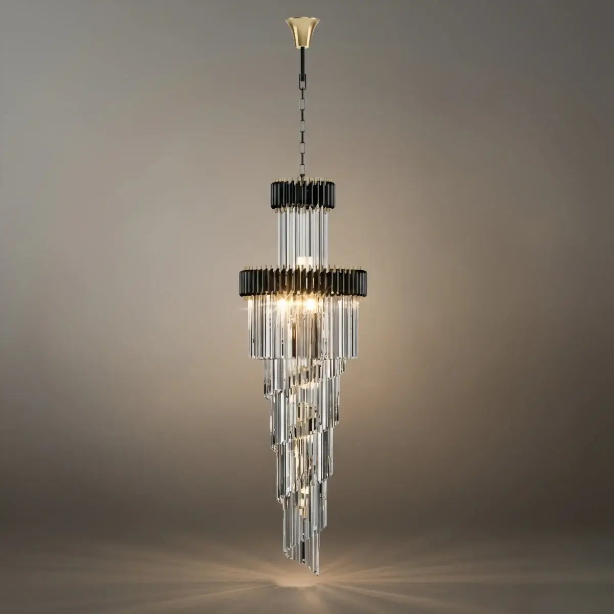 Excelis_Luxury_Cone_Crystal_Chandelier